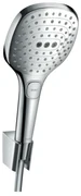 Hansgrohe Raindance Select E, sprchový set 120 3jet s hadicou 1250 mm, chrómová, HAN-26700000
