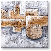 Maľovaný obraz na stenu ABSTRAKT 50x50 cm