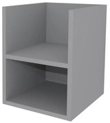 Mereo Aira, kúpeľňová skrinka 40 cm, spodná, Multidecor, Šedá supermat, MER-CN795SSEDA