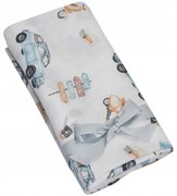 Vulpi Bambusová EKO plienka 120 x 120 Farba: autíčka