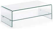 Sklenený konferenčný stolík 55x110 cm Burano – Kave Home