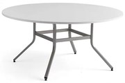 Stôl VARIOUS, Ø1600 mm, výška 740 mm, strieborná, biela