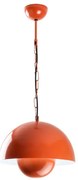 Luster na lanku KURE 1xE27/40W/230V oranžová
