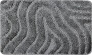 Kúpeľňový koberček SUPREME WAVES vlny, sivý