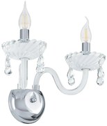 Eglo 39116 - Nástenné svietidlo CARPENTO 2xE14/40W/230V