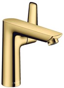 Hansgrohe Talis E, páková umývadlová batéria 150 s odtokovou súpravou s ťahadlom, zlatá lesklá, HAN-71754990