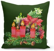 Textilná obliečka na vankúš s vianočným motívom 43x43 cm - Mila Home