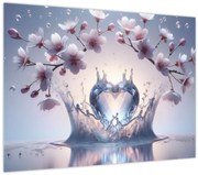 Obraz - Diamantové srdce (70x50 cm)