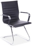 Konferenčná stolička Prymus K, čierna