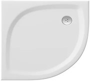 Ravak Elipso sprchová vanička štvrťkruhová 90x90 cm liaty mramor xa237711010 EL90PROFLAT0