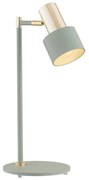 Argon 4276 - Stolná lampa DORIA 1xE27/15W/230V zelená/mosadz