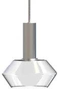 Závesná lampa Diamond, číra
