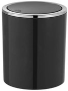 Čierny odpadkový kôš Wenko Inca, 2 l