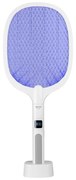 Vayox LED Elektrický lapač hmyzu 2v1 s LCD displejom 1200 mAh/5V biela BX0034