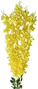 Dekorácia previsnutá kvetina so žltými kvetmi - 6*6*80 cm