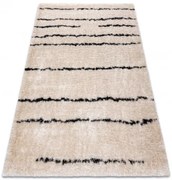 Koberec FLUFFY 2371 shaggy paski - krém / antracit