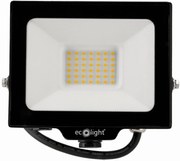 ECOLIGHT LED reflektor 30W 2v1 - studená biela