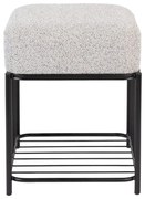 Svetlosivý taburet Milou – White Label