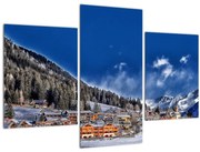 Obraz - Horské mestečko (90x60 cm)