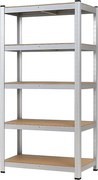 Regál 200x100x50 cm pozinkovaný 5-policový, nosnosť 875 kg