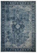 Flair Rugs, Kusový koberec Manhattan Antique Blue, 120x170, modrá, obývacia izba