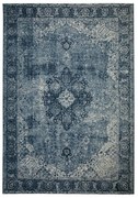 Kusový koberec Manhattan Antique Blue, 120x170, modrá, obývacia izba, Flair Rugs