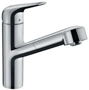 Drezová batéria Hansgrohe Focus M42 s vyťahovacou sprškou chróm 71814000