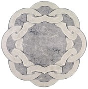 Sivý okrúhly koberec ø 80 cm - Vitaus