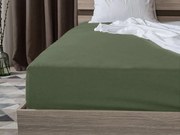 Jersey plachta EXCLUSIVE tmavozelená 90x200 cm, 100% bavlna