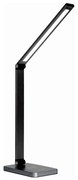 LED Stolná lampa s bezdrôtovou nabíjačkou LED/10W/230V čierna