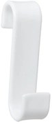 Erga Neo, háčik na vykurovacie teleso, termoplast, biela, ERG-YKA-RY.HACZYK PVC WHITE