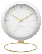 Designové stolní hodiny 5832WH Karlsson 25cm