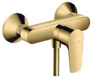 Hansgrohe Talis E, nástenná páková sprchová batéria, zlatá lesklá, HAN-71760990