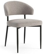 IRIS Béžová Latte (látka Monza 60) - MODERNÁ ČALÚNENÁ STOLIČKA DO OBÝVAČKY/JEDÁLNE LOFT