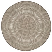 Béžový vonkajší koberec Universal Silvana Rutto, ⌀ 120 cm