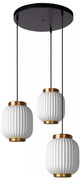 Lucide 13435/03/31 - Luster na lanku GOSSE 3xE27/40W/230V porcelán