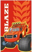 Detský uterák Plamienok a štvorkoláci - motív Ohnivá stopa - 100% bavlna - 30 x 50 cm