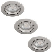 Philips - SADA 3x LED Stmievateľné podhľadové svietidlo DIVE LED/5W/230V 2700K