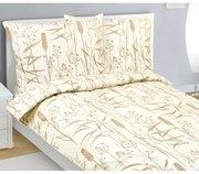 Bellatex Flanelové obliečky Rákos, 140 x 200 cm, 70 x 90 cm