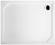 Gelco Gelco, SARA sprchová vanička z liateho mramoru, obdĺžnik 110x90x4cm, hladká, HS11090