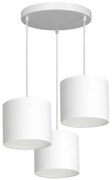 Luster na lanku ARDEN 3xE27/60W/230V biela