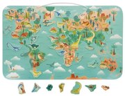 Janod - Magnetická mapa dinosaury