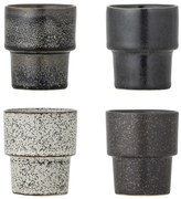 Bloomingville Hrnček Espresso Ewan Brown 75 ml – sada 4 ks