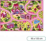 Associated Weavers, Detský kusový koberec cesty Sweet Town, 95x133, viacfarebná, detská izba
