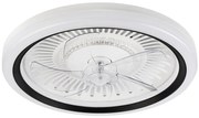 LED Stropné svietidlo s ventilátorom GEMMA LED/37W/230V biela + DO