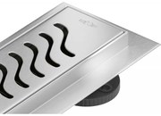 Mexen Flat nerezový sprchový žľab 50 cm vzor M09, 1028050-15