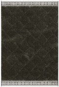 Koberec Shaggy / Sizal Akra 65216/999 grafitový