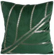 DEKORAČNÁ OBLIEČKA NA VANKÚŠ BLINK38 45X45 CM TMAVOZELENÁ