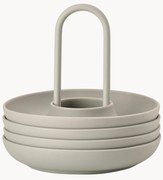 Stojany na vajíčka's držiakom Singles, 4 ks