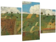 Obraz - Edouard Vuillard, Landscape of the Ile de France, reprodukcia (90x60 cm)